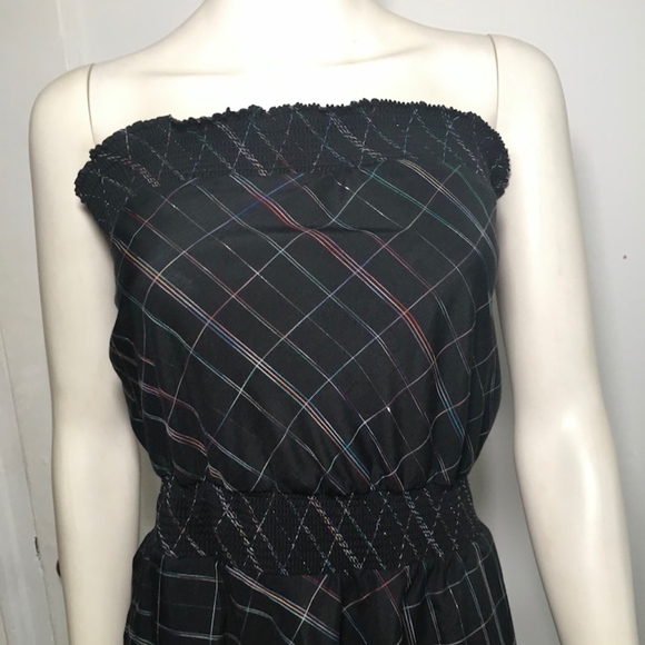 70's TAHARI strapless dress - Picture 2 of 4